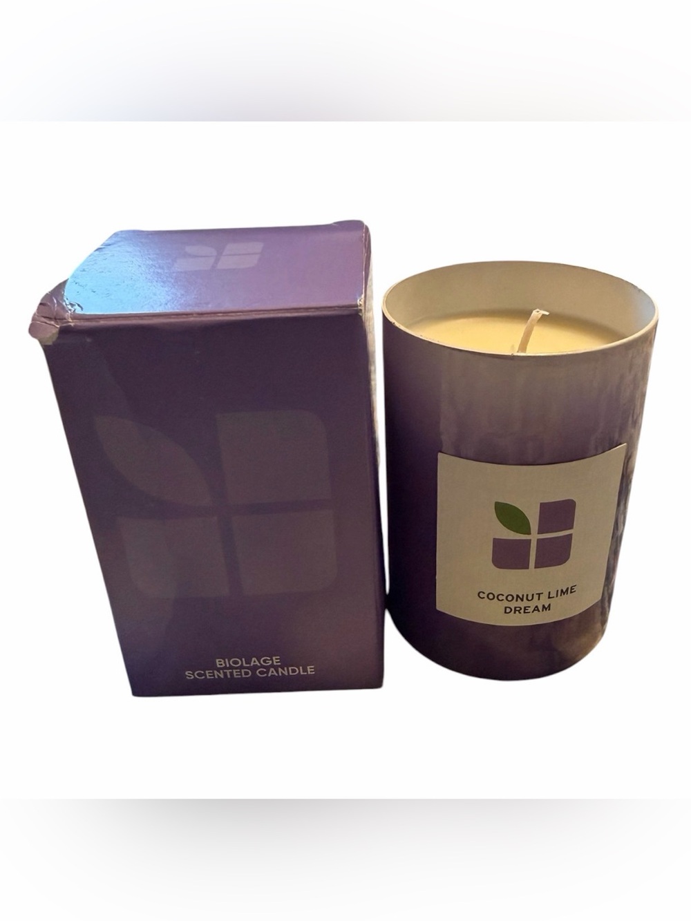Biolage Scented Candle - Coconut Lime Dream - 4 oz New In Box (Discontinued)rare
